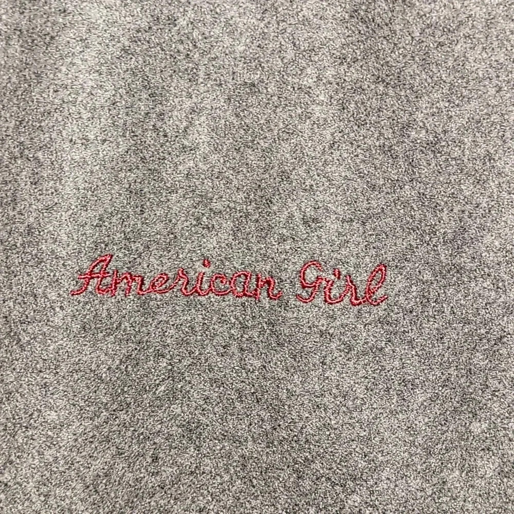 American Girl Small Varsity Letterman jacket embroidery Mallory star gray LOT N - Picture 2 of 10